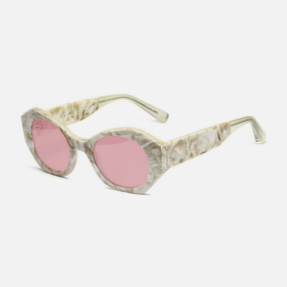 Elizabeth and James Huxley Geometric Acetate Sunglasses